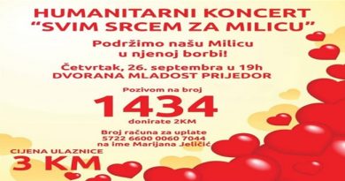 Humanitarni koncert “Svim srcem za Milicu” Humanitarni koncert “Svim srcem za Milicu”